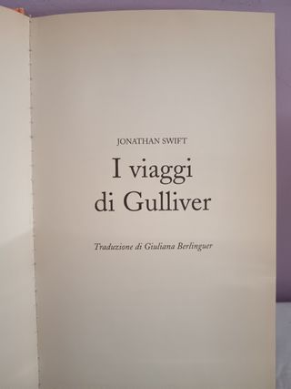 Libro Jonathan Swift Biblioteca Ragazzi Vintage