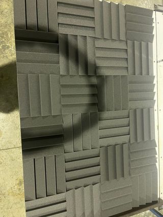 160 PANELES ACUSTICOS 24X24X3CM NUEVOS