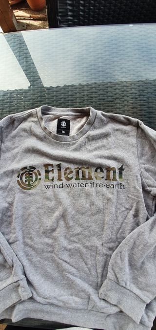 Sudadera Gris Element niñ@