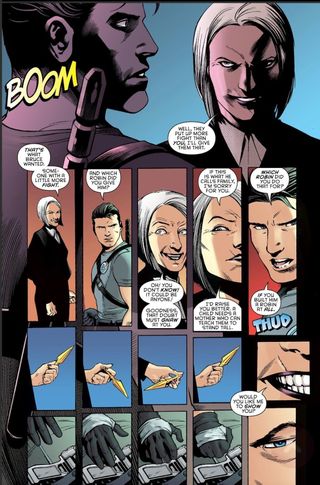 Arte original comic Batman Robin Eternal 8, Pg.8