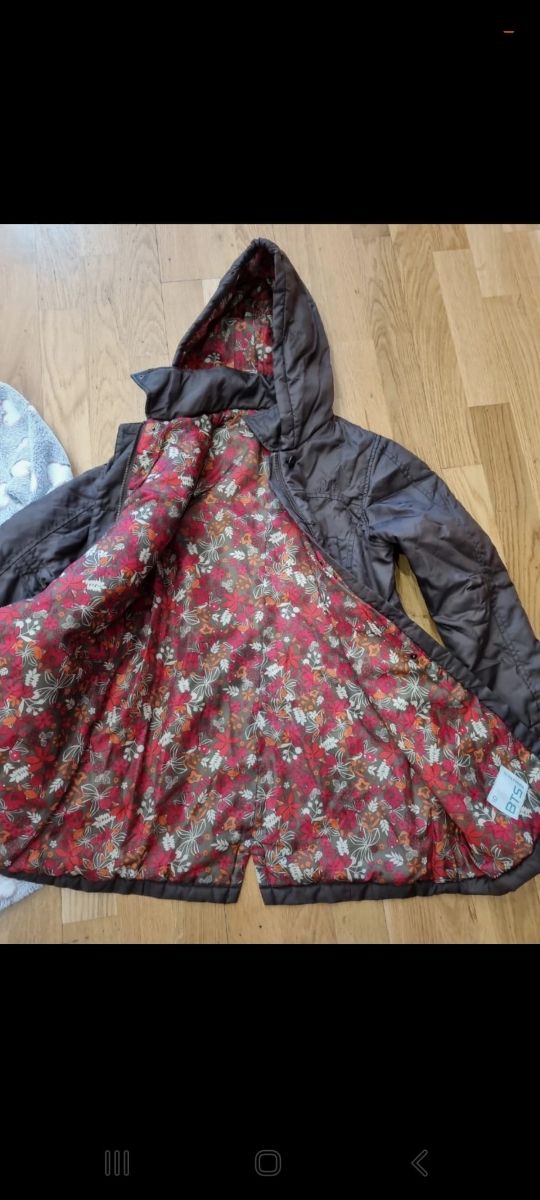 anorak marron niña