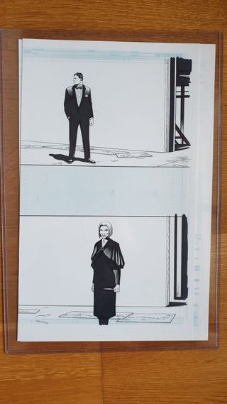 Arte original comic Batman Robin Eternal 8, Pg.8