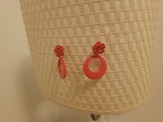 Pendientes flamenca niña