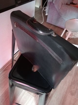 Cartera de piel vintage