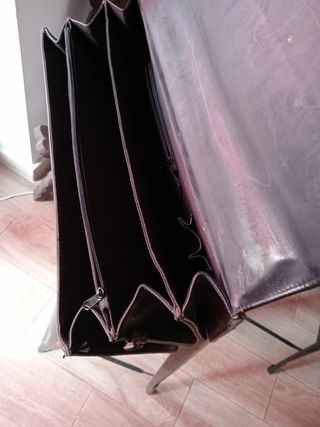 Cartera de piel vintage