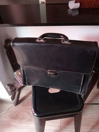 Cartera de piel vintage