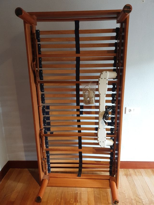 2 camas articuladas Linak de madera.
