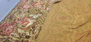 Manta de tapiz de terciopelo antigüedad