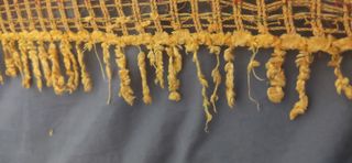 Manta de tapiz de terciopelo antigüedad