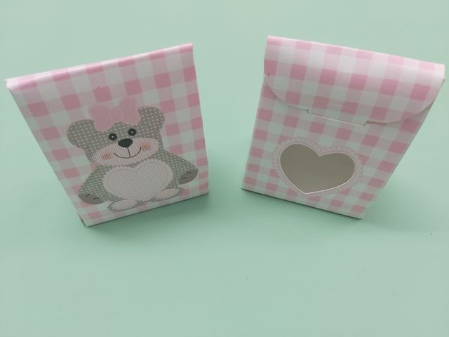 24 scatoline orsetto cuore bomboniere