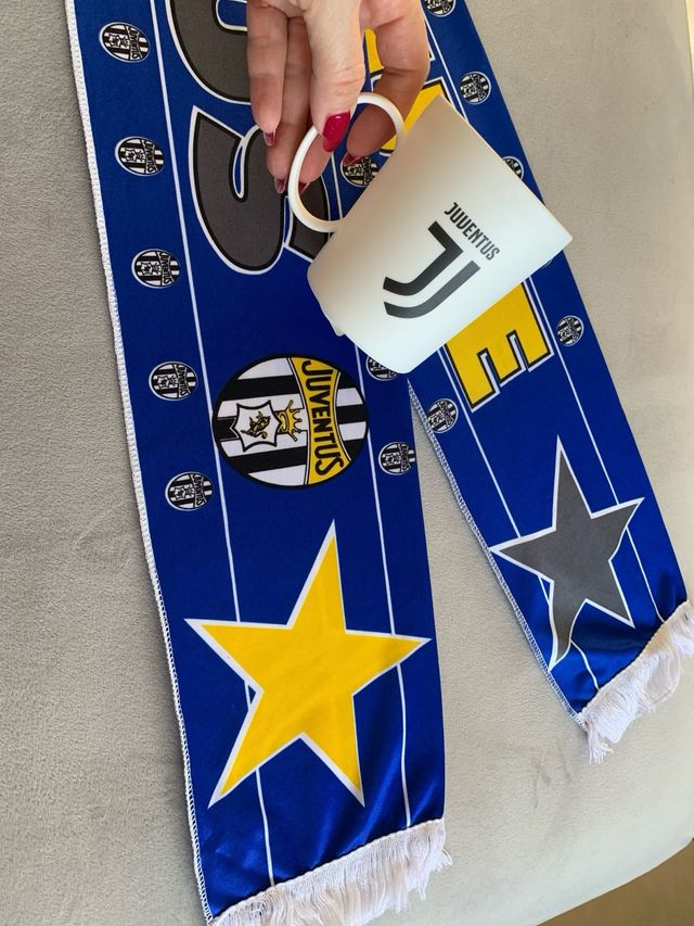 Juventus sciarpa e tazza NUOVA idea regalo