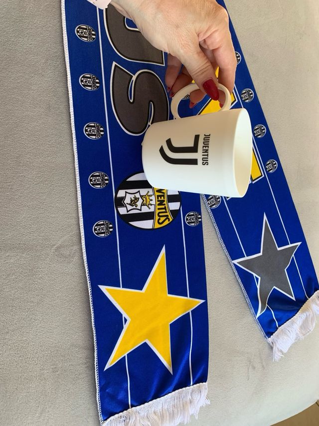 Juventus sciarpa e tazza NUOVA idea regalo