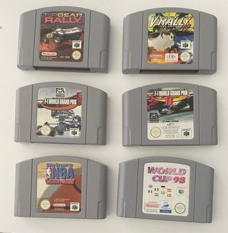 Lote 6  juegos Nintendo 64