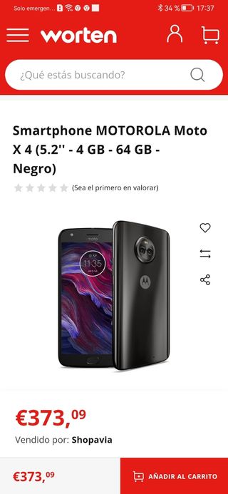 *-90% Movil Moto X 4 - 64Gb*