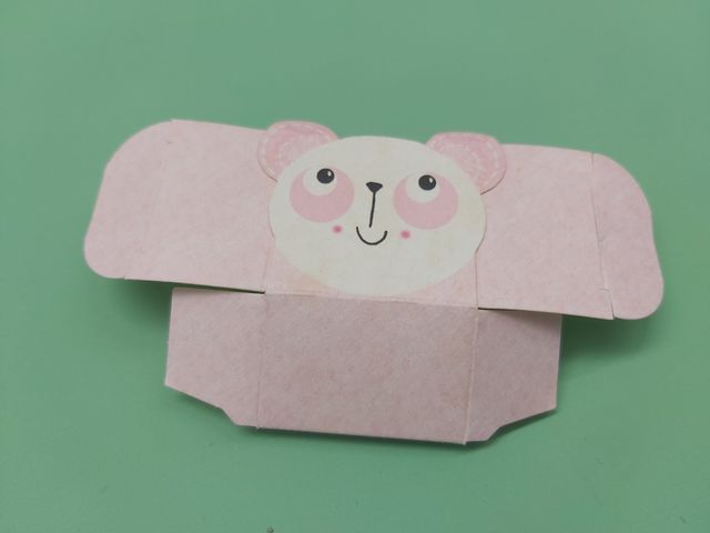 20 Scatoline bomboniere rosa orsetto