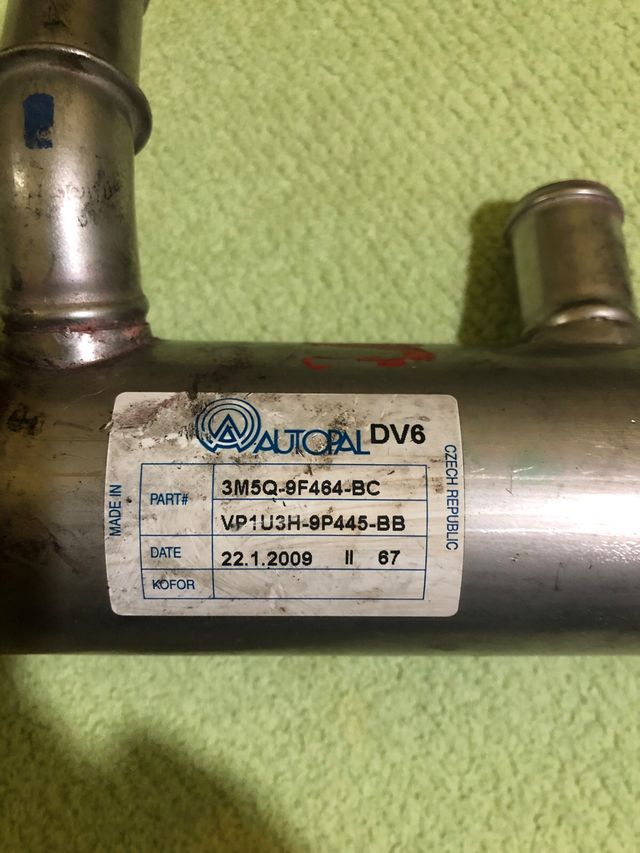 Refrigerador gases valvula EGR