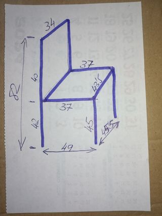 Silla madera para sala y escritorio