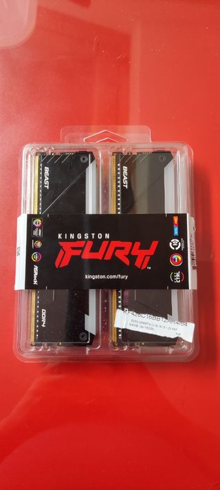 Memorias RAM DDR 4 Kingston fury 4x16kg
