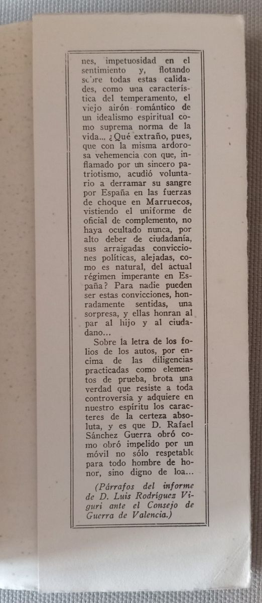 libro de Rafael Sánchez Guerra