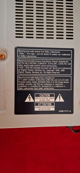 Amplificador Pioneer VSX-D2011 AV Receiver