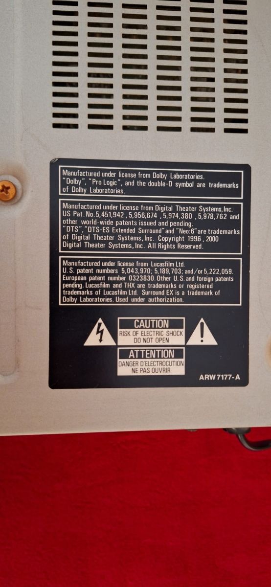 Amplificador Pioneer VSX-D2011 AV Receiver