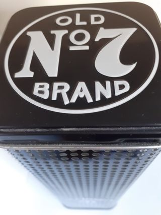 Set due scatole latta Jack Daniel's.