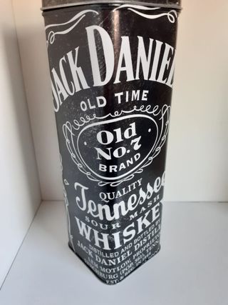 Set due scatole latta Jack Daniel's.