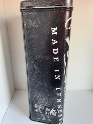 Set due scatole latta Jack Daniel's.
