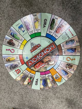 Juego monopoly de cars