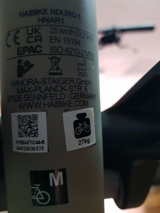 ■BICICLETA ELECTRIC. HAIBIKE NENDURO 6 ■