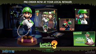 Estatua PVC Luigi 23 cm. Luigi's Mansion 3 