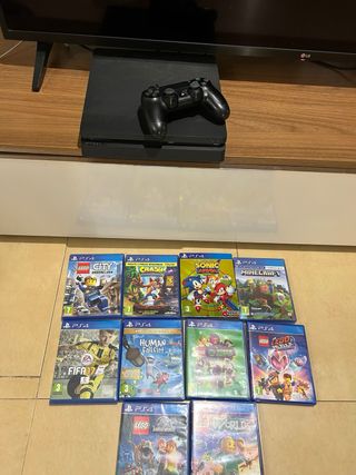 Play station 4 + juegos