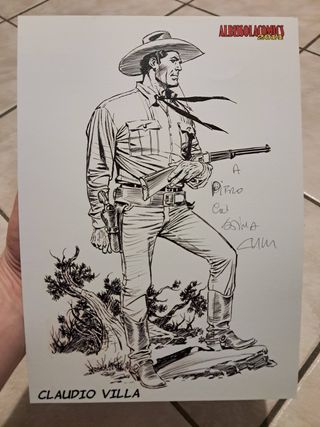 Stampa Tex Claudio Villa Albissola Comics