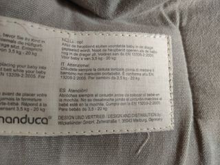 Mochila porteo Manduca