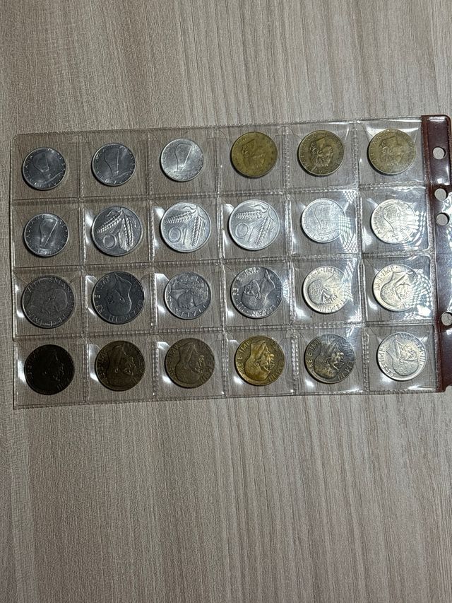 Lotto monete da collezione 24pz