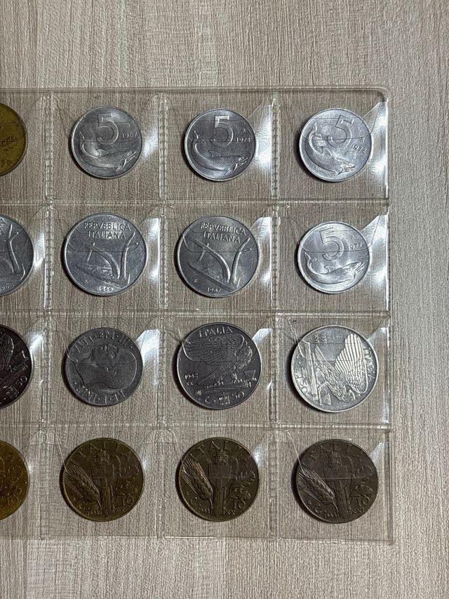 Lotto monete da collezione 24pz