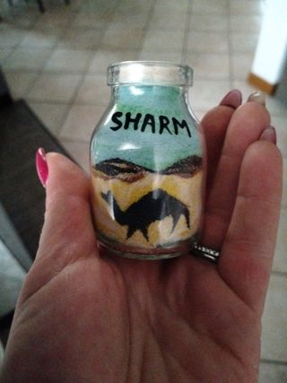 Souvenir sabbia di Sharm