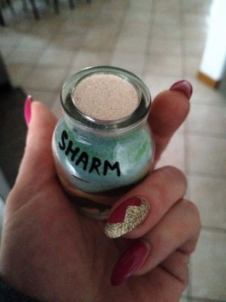 Souvenir sabbia di Sharm