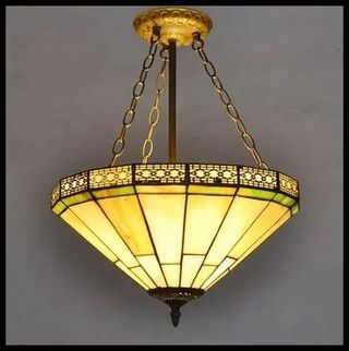 Lampara Tiffany de Techo Modelo Iberica T