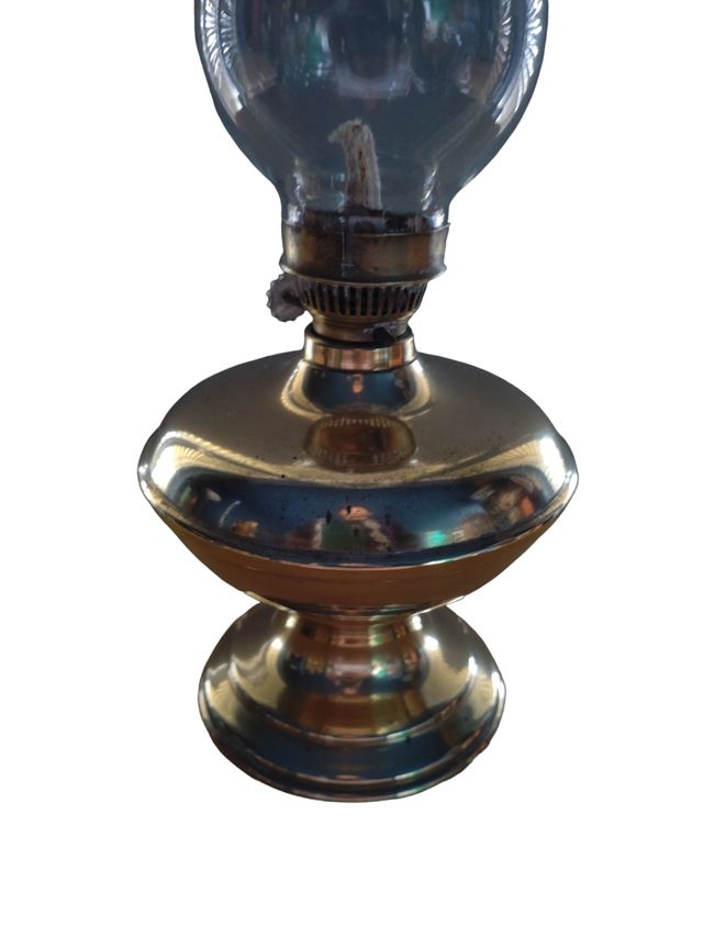 Lámpara de aceite de latón Faib