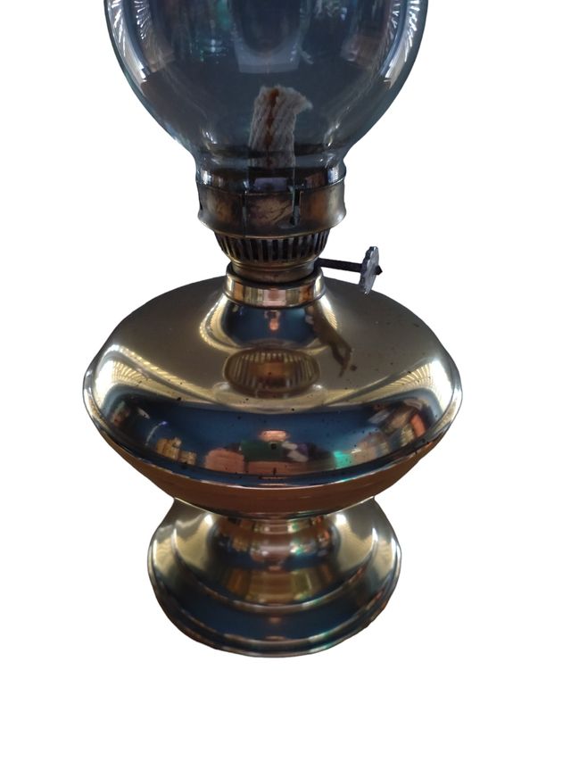 Lámpara de aceite de latón Faib