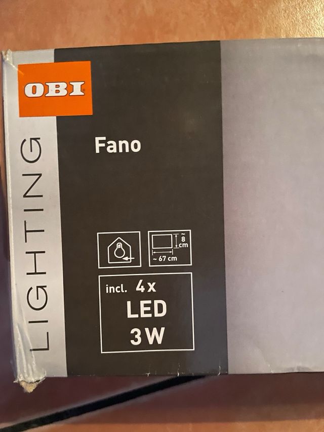 Lampadario 4 faretti led