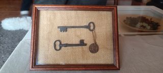 Cuadro llaves antiguas
