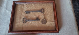 Cuadro llaves antiguas