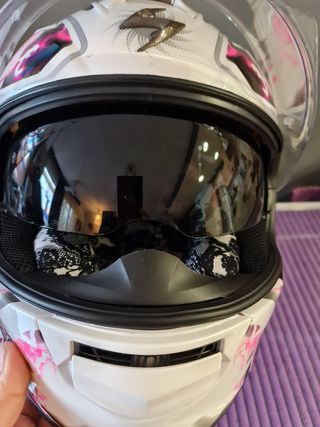 Casco integral mujer
