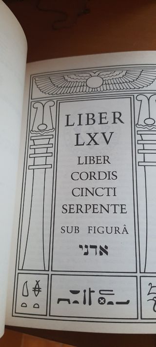 Libro Textos Sagrados de Thelema