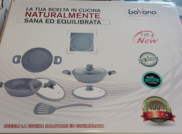 Set padelle in pietra