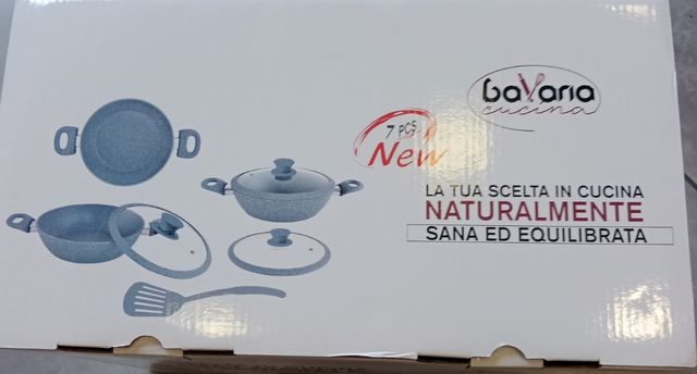 Set padelle in pietra