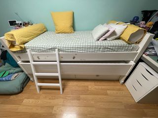 Cama madera maciza marca trébol