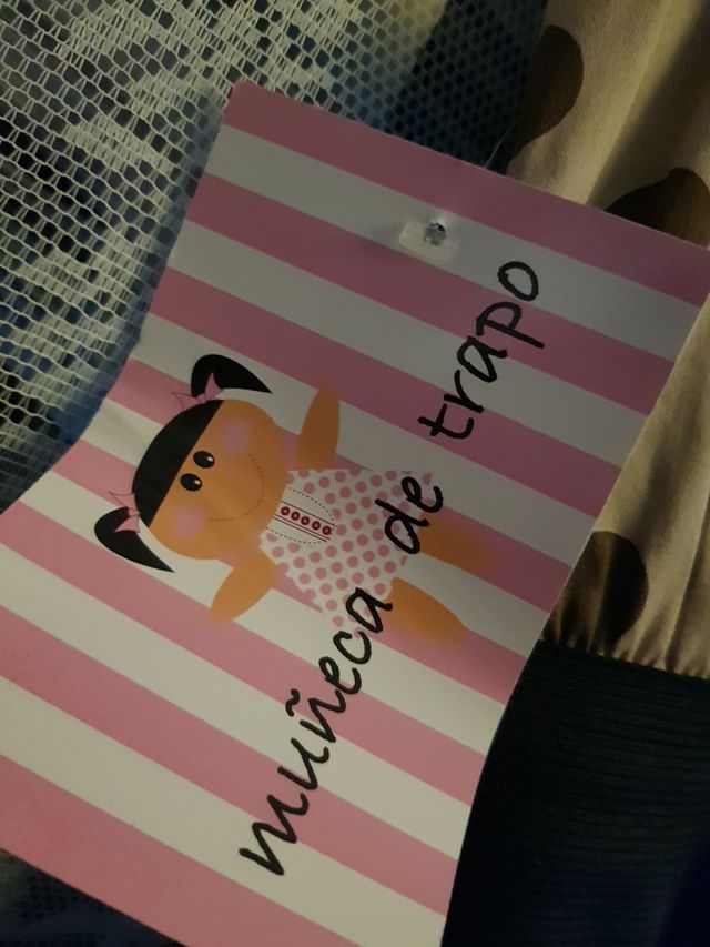 Vestido nuevo Muñeca de trapo